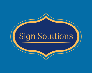 Signage - Traditional Arabic Signage logo design