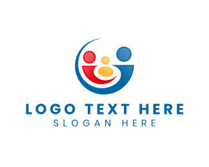 Help - Community Organization Family logo design