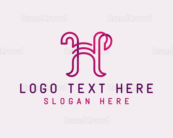 Gradient Arch Structure Logo