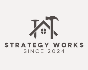 Home Carpentry Renovation logo design