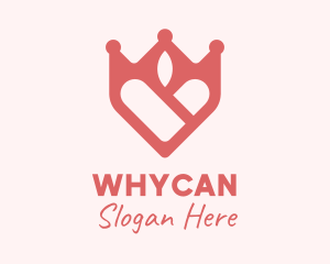 Pageant Heart Crown  Logo