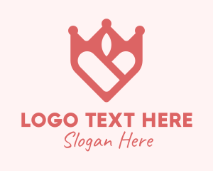 Pageant Heart Crown  Logo