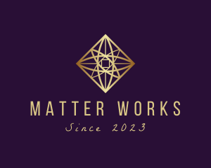 Matter - Floral Diamond Jewel logo design