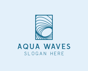 Waves - Tech Waves logo design