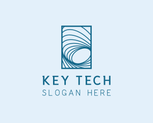 Tech Waves logo design