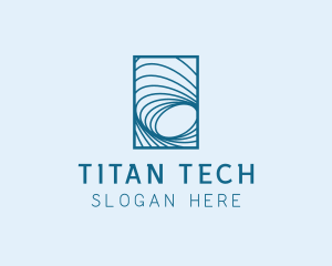 Tech Waves logo design