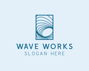 Tech Waves logo design