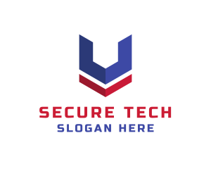 Security - Protection Security Shield logo design