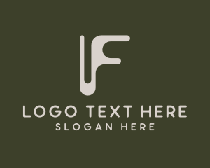 Slant - Generic Brand Letter F logo design