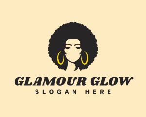 Beauty - Beauty Afro Woman logo design