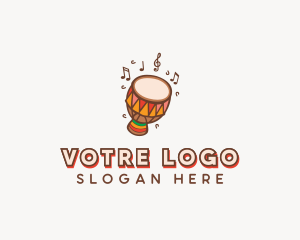 Traditional African Djembe Logo