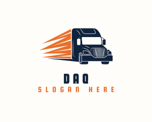 Haulage Trailer Truck Logo