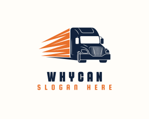 Haulage Trailer Truck Logo