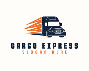 Haulage Trailer Truck logo design