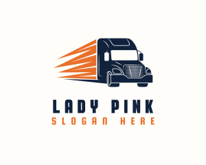 Forwarding - Haulage Trailer Truck logo design