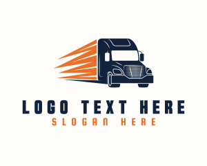 Cargo - Haulage Trailer Truck logo design