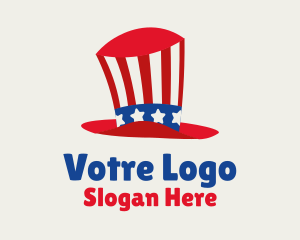 American Uncle Sam Hat Logo