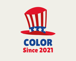 4th Of July - American Uncle Sam Hat logo design