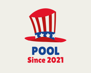 American Uncle Sam Hat logo design