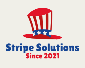 American Uncle Sam Hat logo design