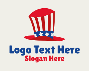 American Uncle Sam Hat Logo