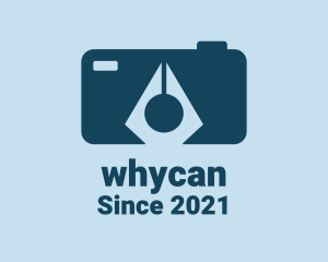 Camera App - Pen Camera Journalism logo design