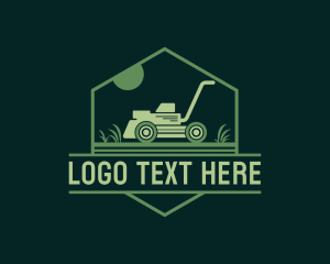 Grass Cutter - Lawn Mower Gardening logo design