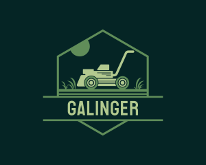 Lawn Mower Gardening Logo