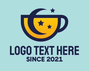 Tea - Moon Star Cup logo design