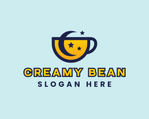 Latte - Moon Star Cup logo design