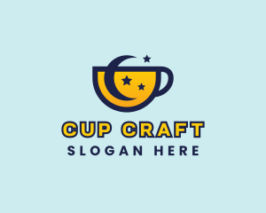 Cup - Moon Star Cup logo design