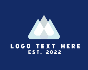 Everest - Himalayan Mountain Peak logo design