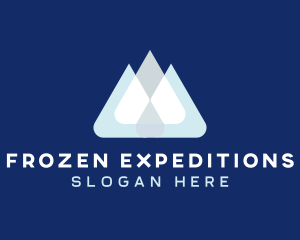 Antarctica - Himalayan Mountain Peak logo design