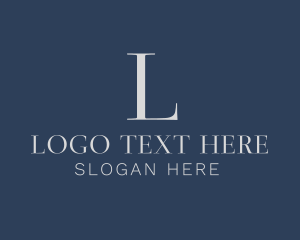 Printing Company - Elegant Serif Lettermark logo design