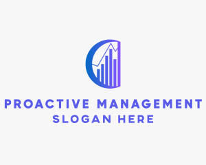 Management - Sales Chart Management logo design