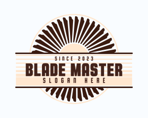 Saw Blade Tool logo design