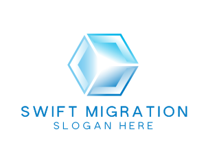 Migration - Artificial Intelligence Robotics logo design