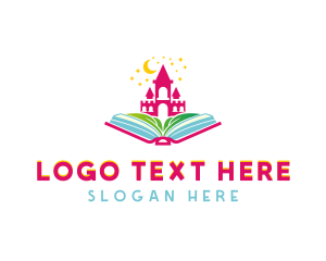 Toddler - Kindergarten Kids Book logo design