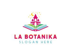 Storytelling - Kindergarten Kids Book logo design