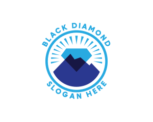 Diamond Mountain Mining logo design