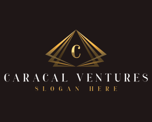 Pyramid Modern Triangle logo design