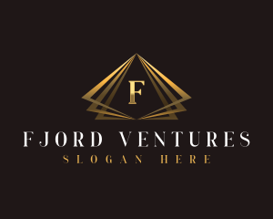 Pyramid Modern Triangle logo design