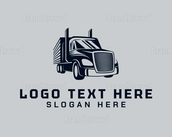 Auto Freight Truck Logo