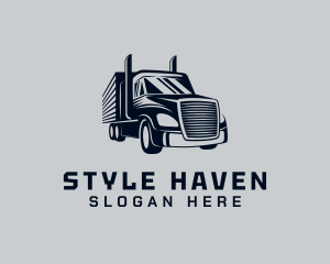 Trailer - Auto Freight Truck logo design