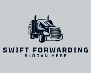 Auto Freight Truck logo design