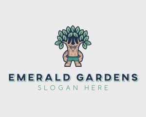 Sustainable Garden Planting logo design