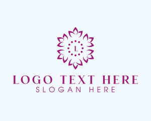Floral Yoga Wellness Logo
