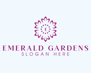 Floral Yoga Wellness logo design