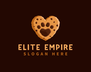 Heart Paw Cookie logo design