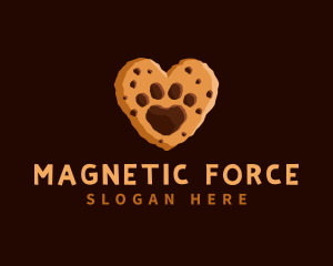 Heart Paw Cookie logo design